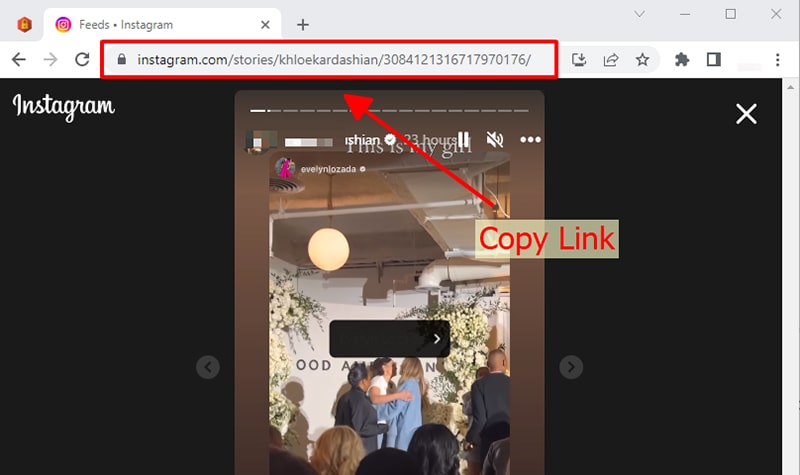copy link on browser